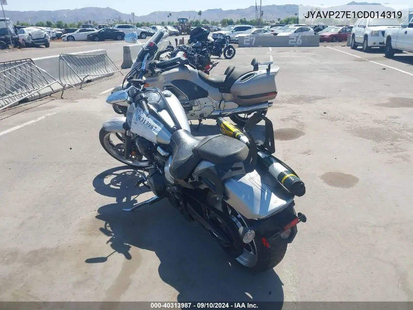 2012 Yamaha Xv1900 Cu VIN: JYAVP27E1CD014319 Lot: 40313987