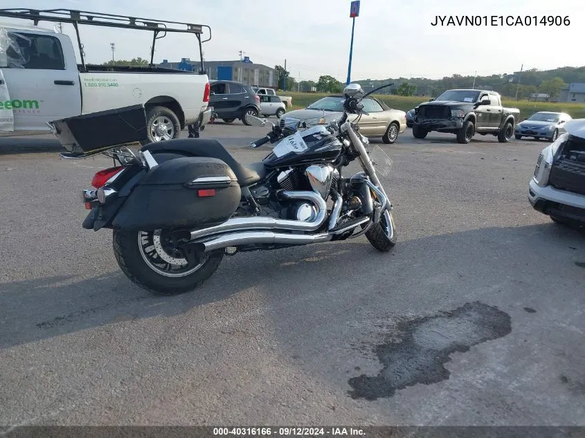 2012 Yamaha Xvs950 A/Ct VIN: JYAVN01E1CA014906 Lot: 40316166