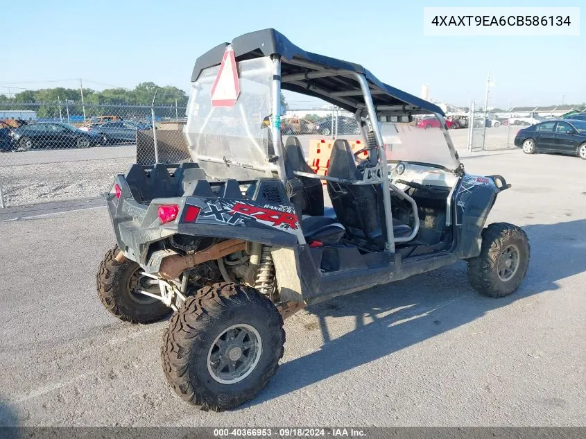 2012 Polaris Ranger Rzr 4 900 Xp Eps VIN: 4XAXT9EA6CB586134 Lot: 40366953