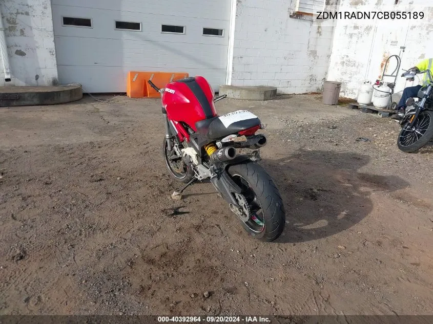 ZDM1RADN7CB055189 2012 Ducati Monster 696