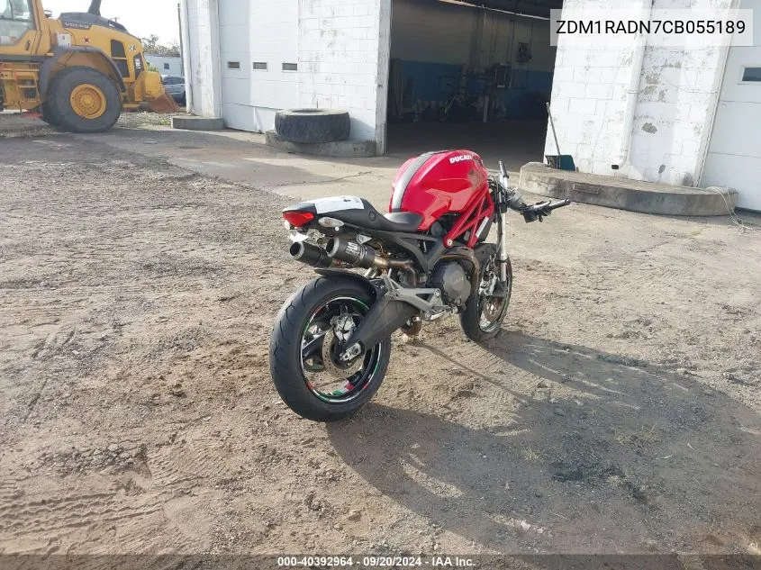 ZDM1RADN7CB055189 2012 Ducati Monster 696