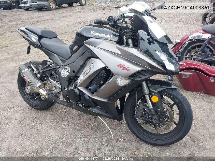 JKAZXCH19CA003361 2012 Kawasaki Zx1000 H