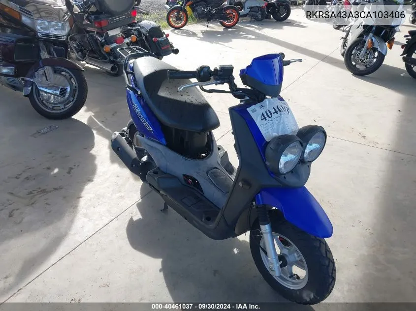 RKRSA43A3CA103406 2012 Yamaha Yw50 F