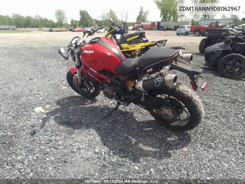 ZDM1RANN9DB062967 2013 Ducati Monster 796