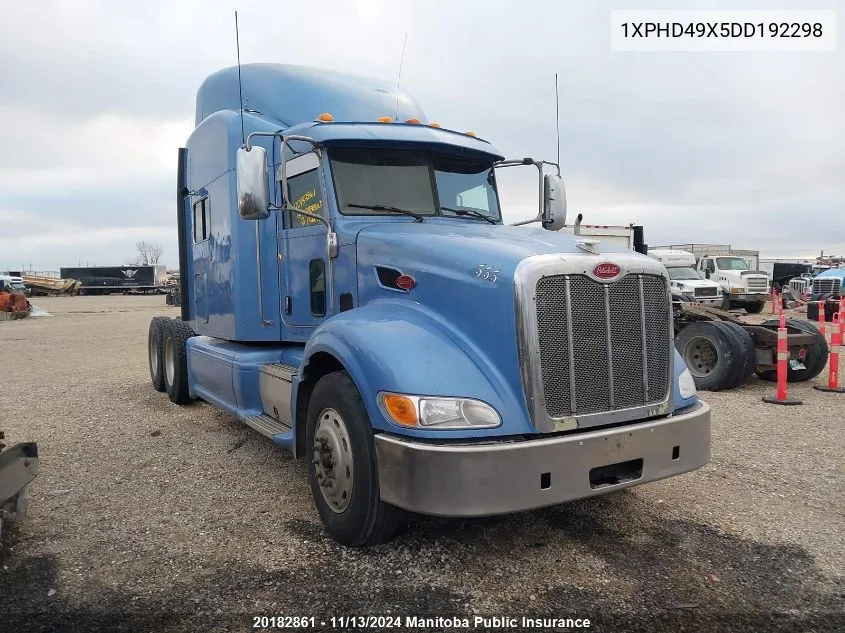 2013 Peterbilt Other VIN: 1XPHD49X5DD192298 Lot: 20182861