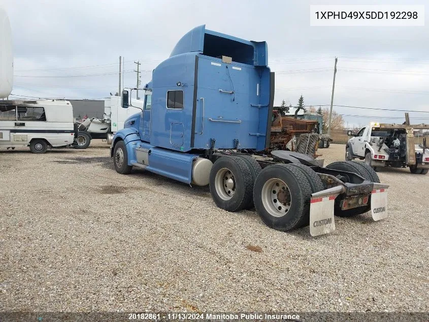 2013 Peterbilt Other VIN: 1XPHD49X5DD192298 Lot: 20182861