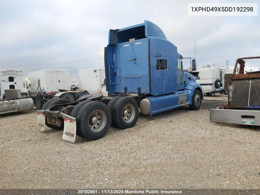 2013 Peterbilt Other VIN: 1XPHD49X5DD192298 Lot: 20182861