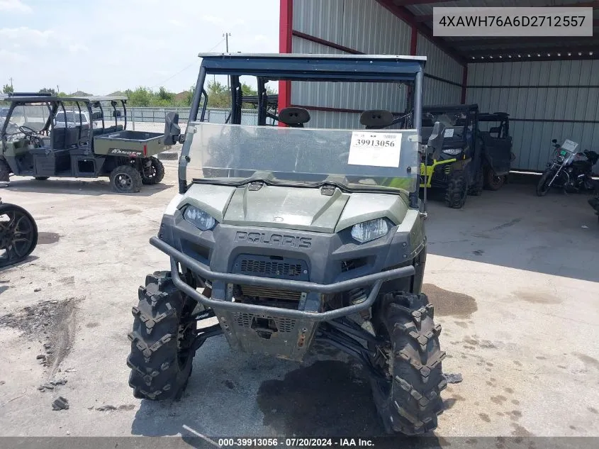 2013 Polaris Ranger 800 Crew VIN: 4XAWH76A6D2712557 Lot: 39913056