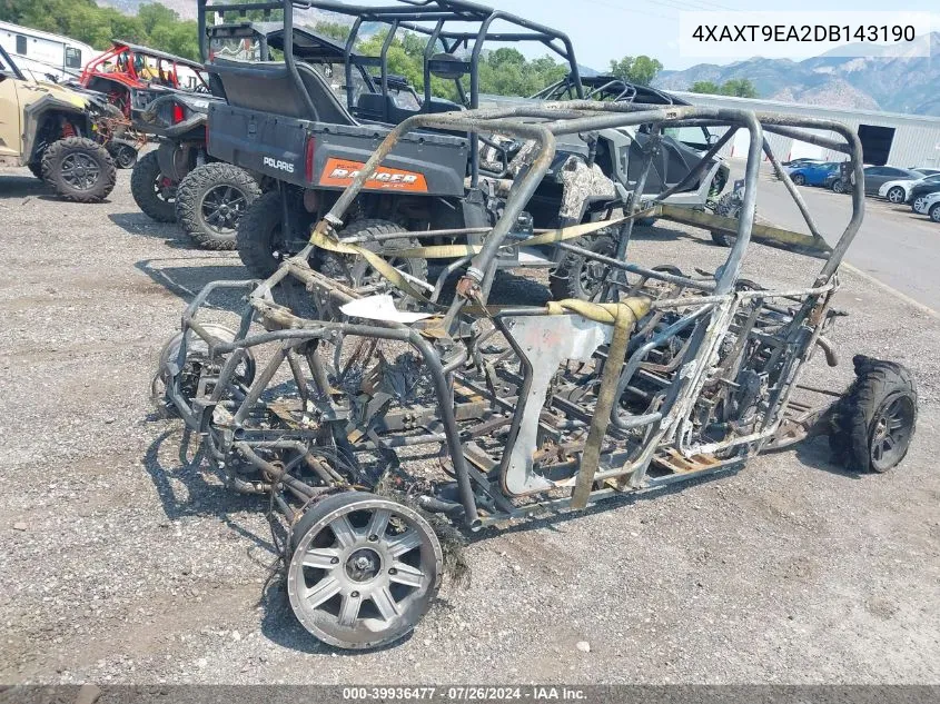 2013 Polaris Rzr VIN: 4XAXT9EA2DB143190 Lot: 39936477