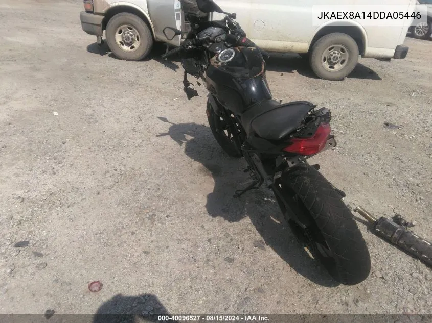 2013 Kawasaki Ex300 A VIN: JKAEX8A14DDA05446 Lot: 40096527