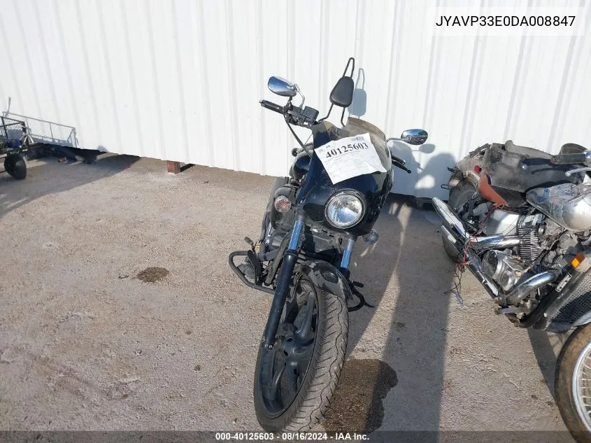 2013 Yamaha Xvs1300 Cu VIN: JYAVP33E0DA008847 Lot: 40125603