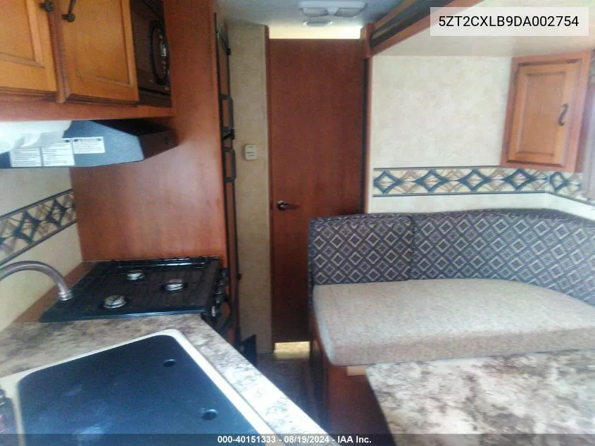 2013 Coachmen Apex Apt 21Rbk VIN: 5ZT2CXLB9DA002754 Lot: 40151333