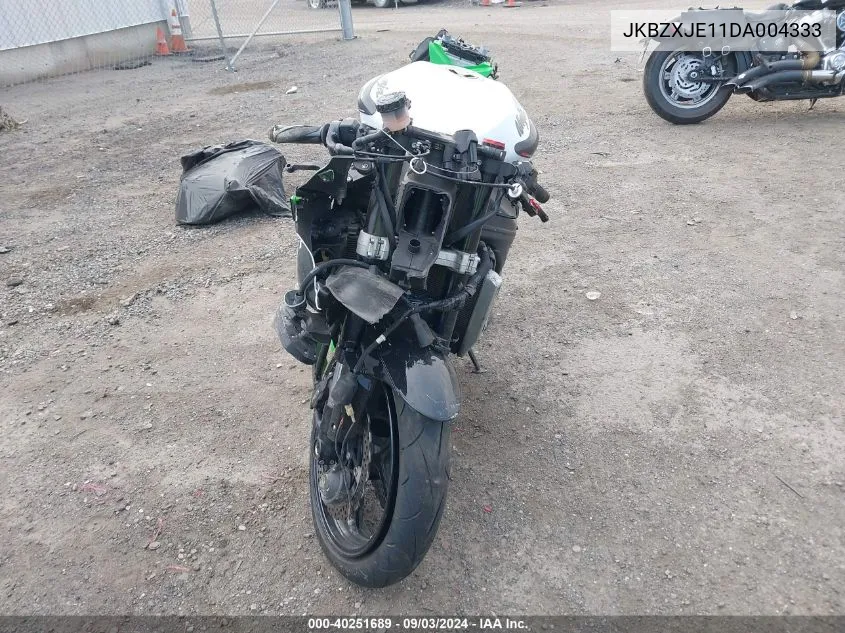 2013 Kawasaki Zx636 E VIN: JKBZXJE11DA004333 Lot: 40251689