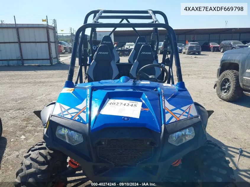 4XAXE7EAXDF669798 2013 Polaris Rzr 4 800 Eps