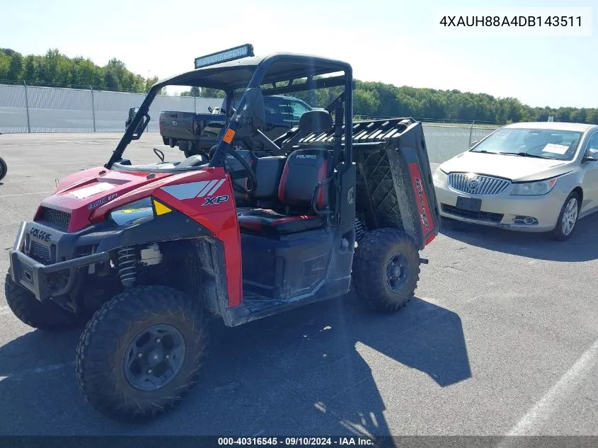 2013 Polaris Ranger 900 Xp VIN: 4XAUH88A4DB143511 Lot: 40316545