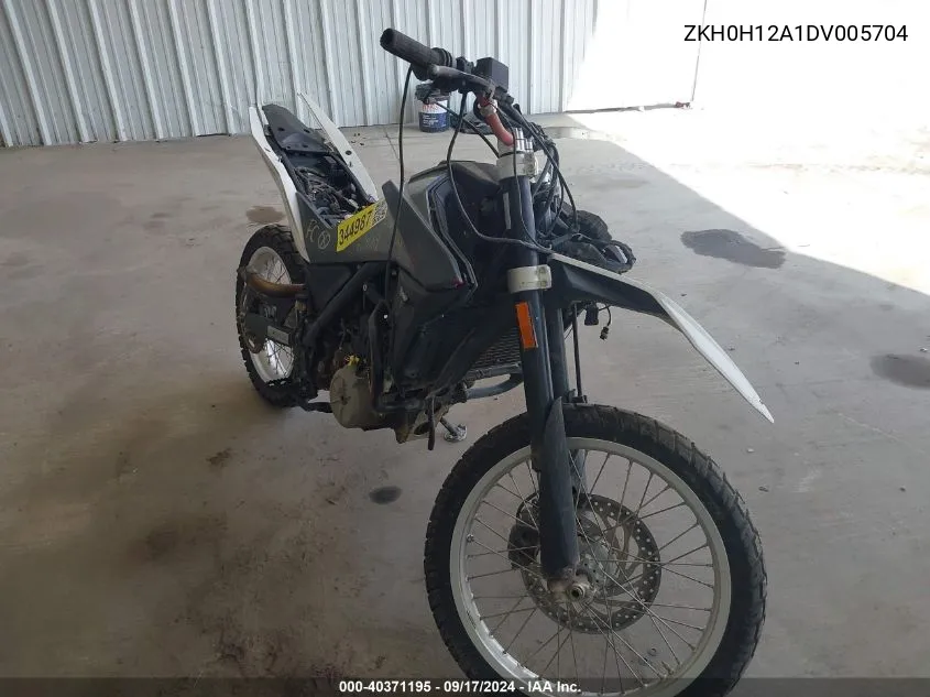 ZKH0H12A1DV005704 2013 Husqvarna Tr650 Strada