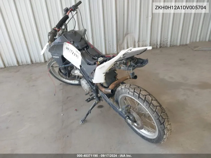 2013 Husqvarna Tr650 Strada VIN: ZKH0H12A1DV005704 Lot: 40371195