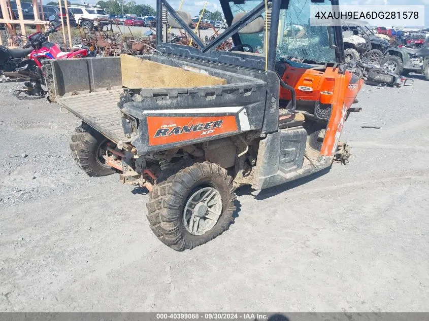 2013 Polaris Ranger 900 Xp Eps VIN: 4XAUH9EA6DG281578 Lot: 40399088