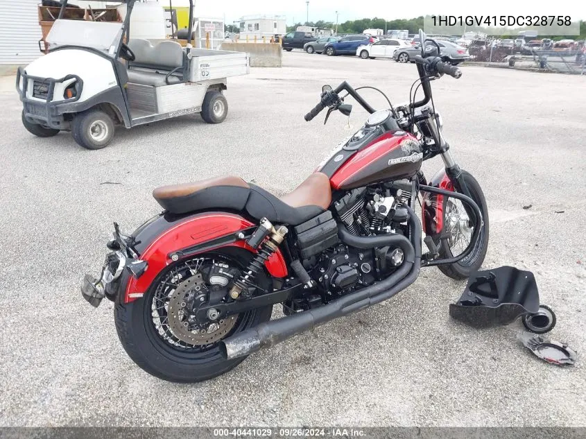 2013 Harley-Davidson Fxdc Dyna Super Glide VIN: 1HD1GV415DC328758 Lot: 40441029