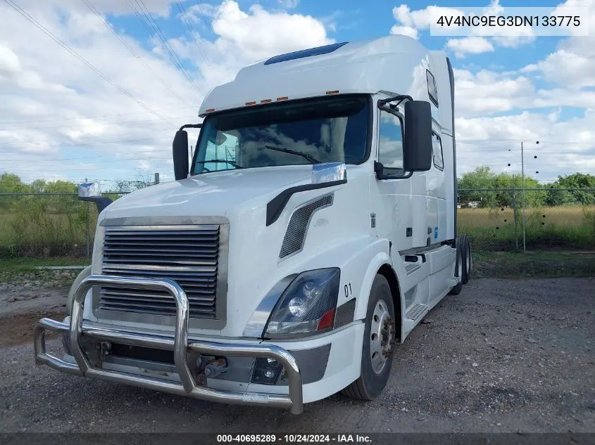 2013 Volvo Vn Vnl VIN: 4V4NC9EG3DN133775 Lot: 40695289