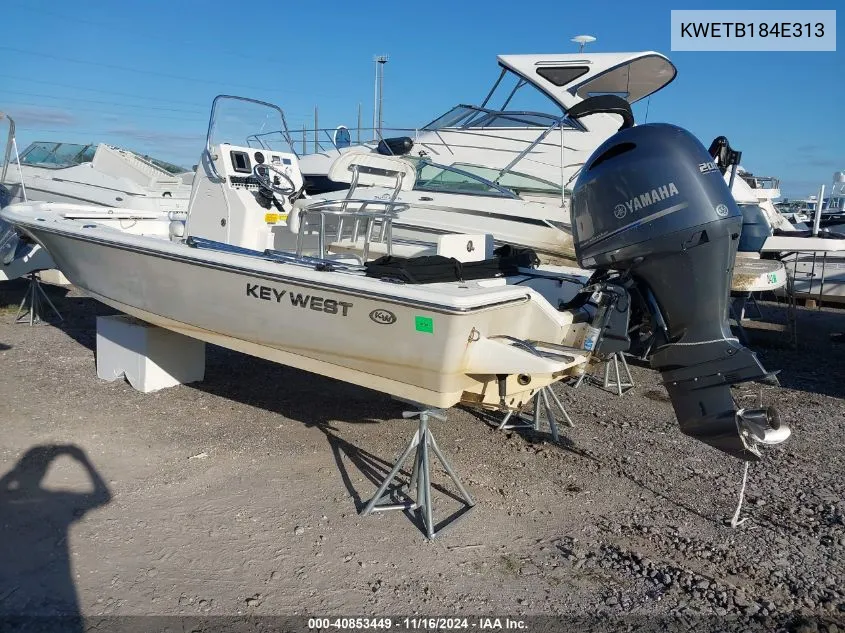 2013 Key West Other VIN: KWETB184E313 Lot: 40853449