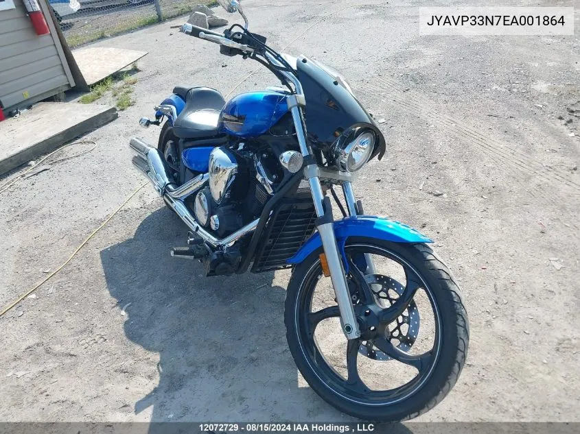 JYAVP33N7EA001864 2014 Yamaha Xvs1300 Cu