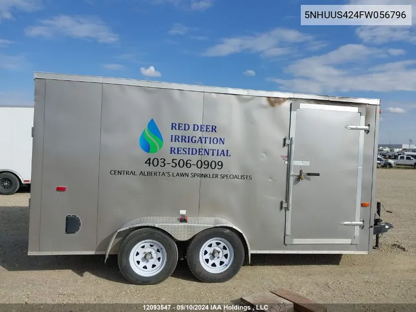 2014 Forest River Cargo Trailer VIN: 5NHUUS424FW056796 Lot: 12093547