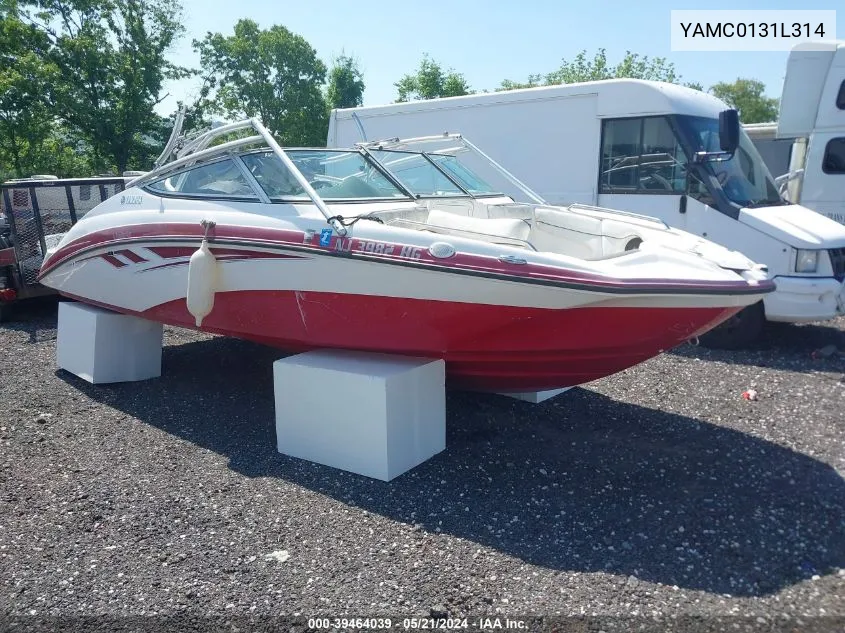 2014 Yamaha Open Boat VIN: YAMC0131L314 Lot: 39464039