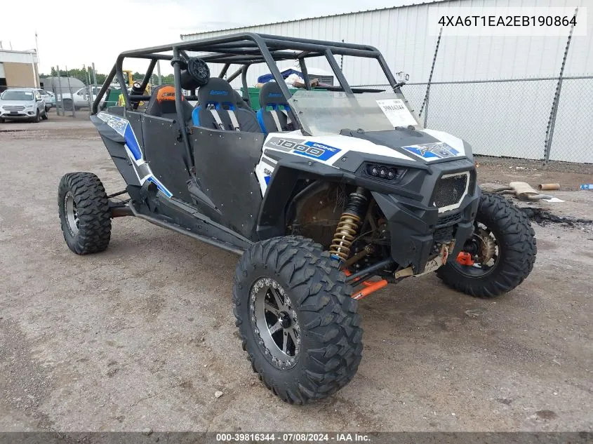 4XA6T1EA2EB190864 2014 Polaris Rzr 4 1000 Xp