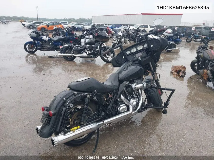 2014 Harley-Davidson Flhx Street Glide VIN: 1HD1KBM16EB625395 Lot: 40196376