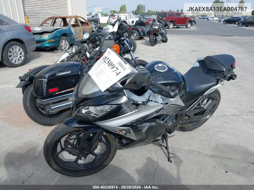 2014 Kawasaki Ex300 A VIN: JKAEX8A13EA004787 Lot: 40230974