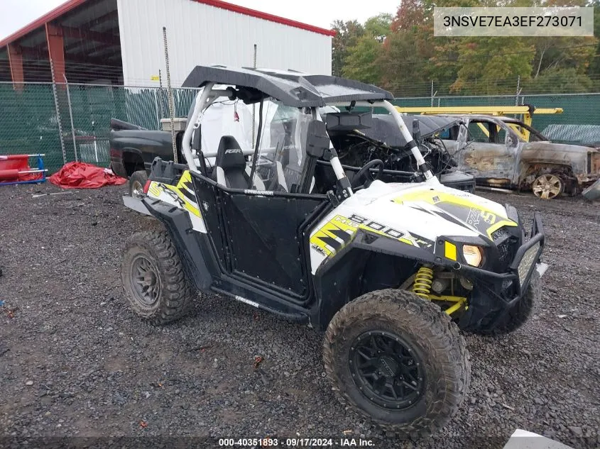 2014 Polaris Rzr 800 S VIN: 3NSVE7EA3EF273071 Lot: 40351893