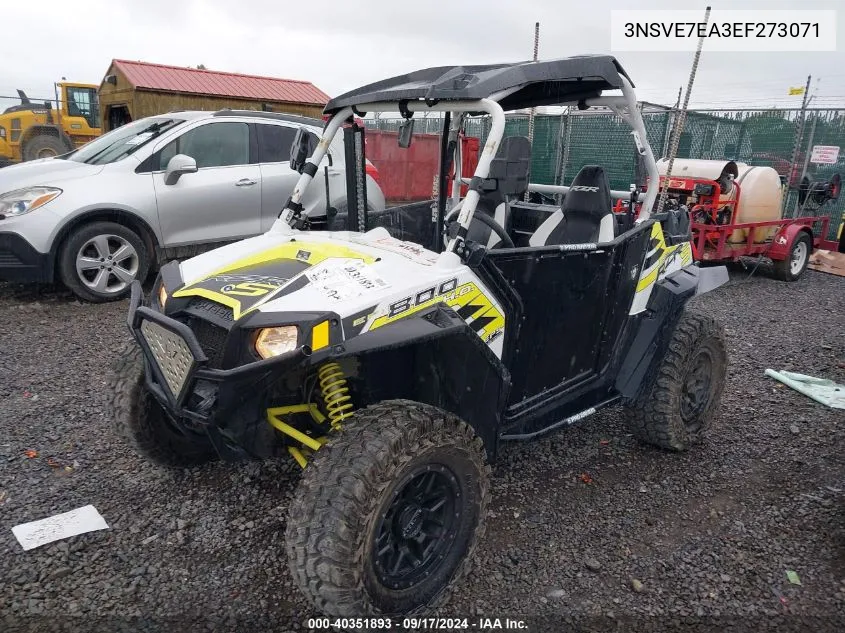 2014 Polaris Rzr 800 S VIN: 3NSVE7EA3EF273071 Lot: 40351893