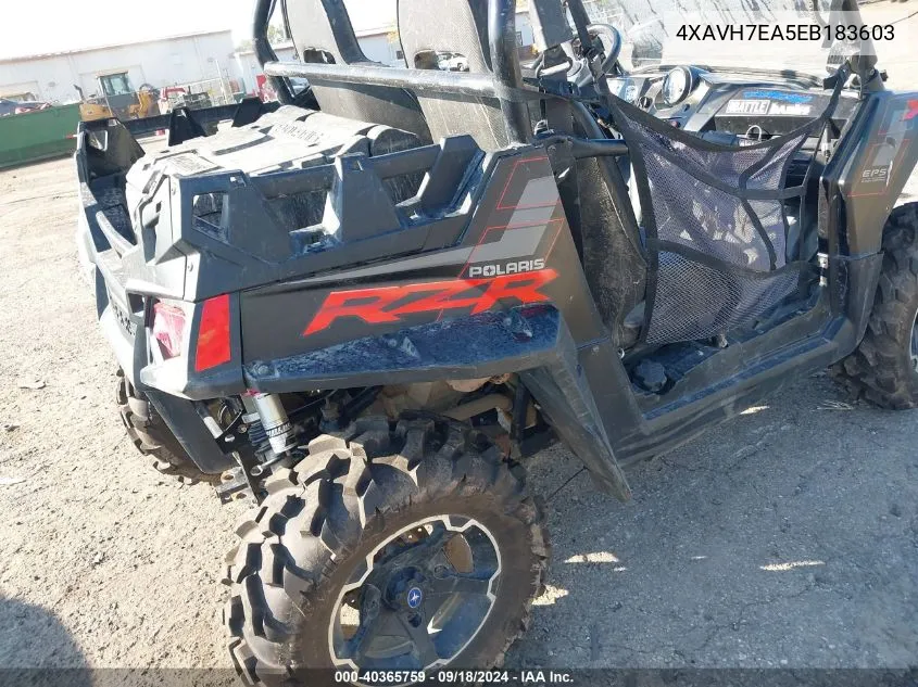 4XAVH7EA5EB183603 2014 Polaris Rzr 800 Eps/800 Xc