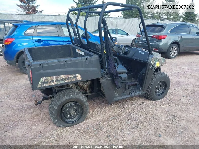 2014 Polaris Ranger 570 VIN: 4XARH57AXEE807302 Lot: 40416273