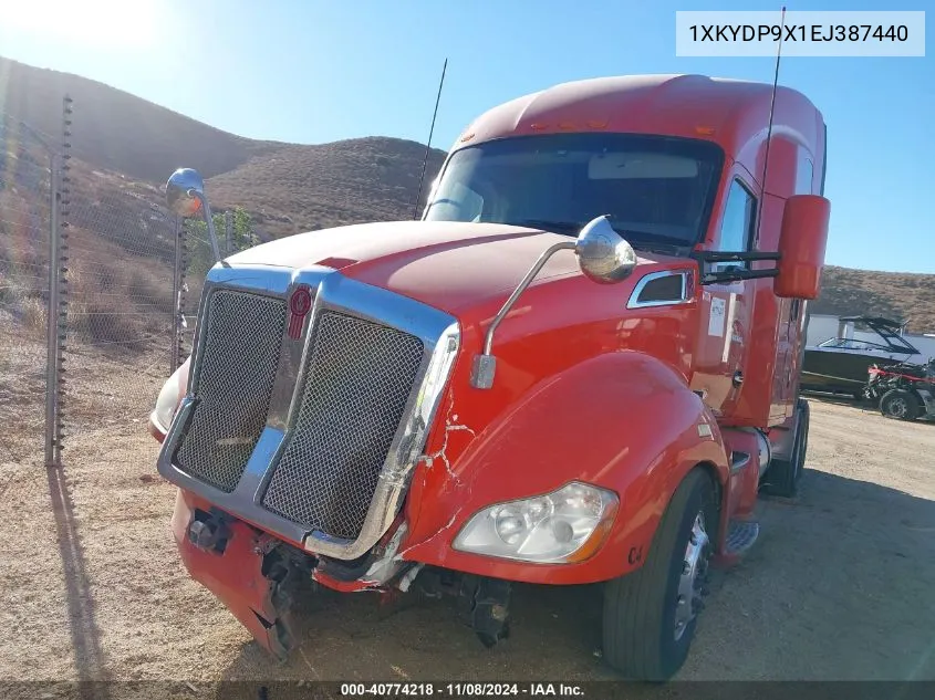 1XKYDP9X1EJ387440 2014 Kenworth Construction T680