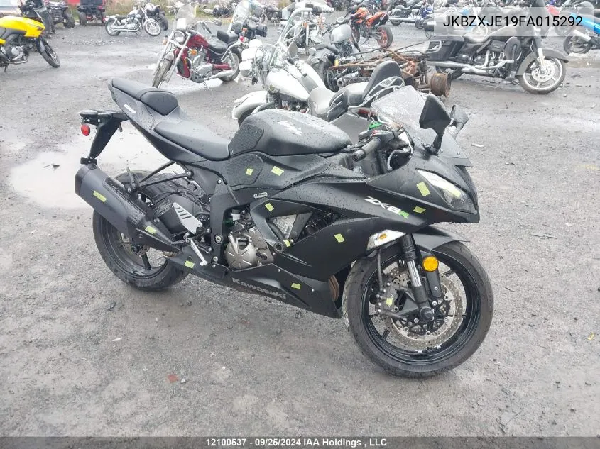 JKBZXJE19FA015292 2015 Kawasaki Zx636 E