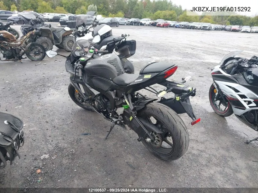 JKBZXJE19FA015292 2015 Kawasaki Zx636 E