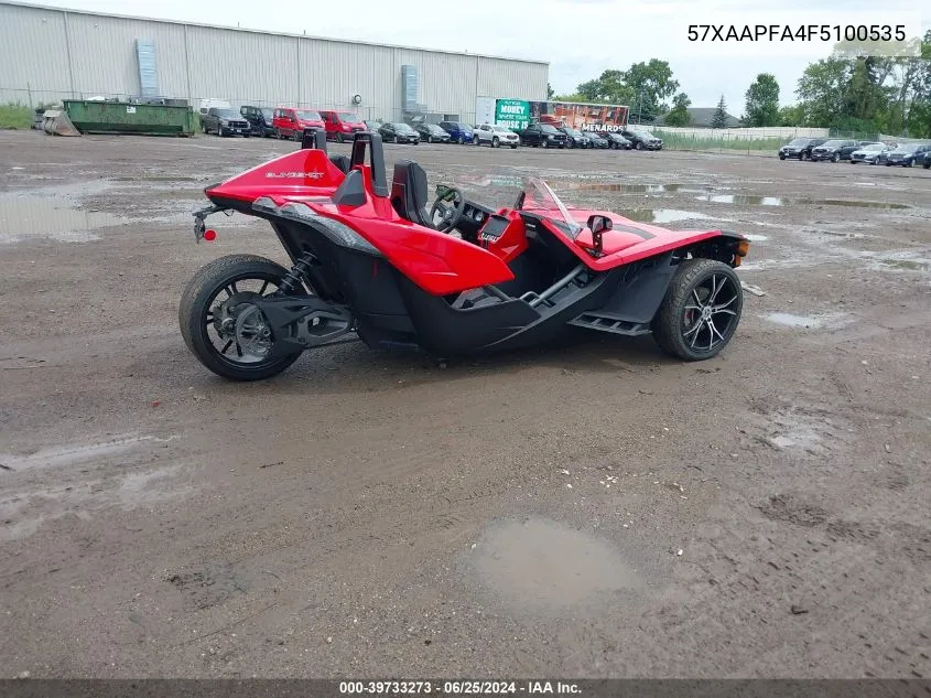 57XAAPFA4F5100535 2015 Polaris Slingshot Sl