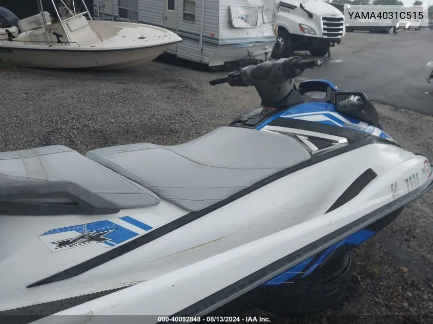 2015 Yamaha Yamaha Vx1100C P VIN: YAMA4031C515 Lot: 40092848