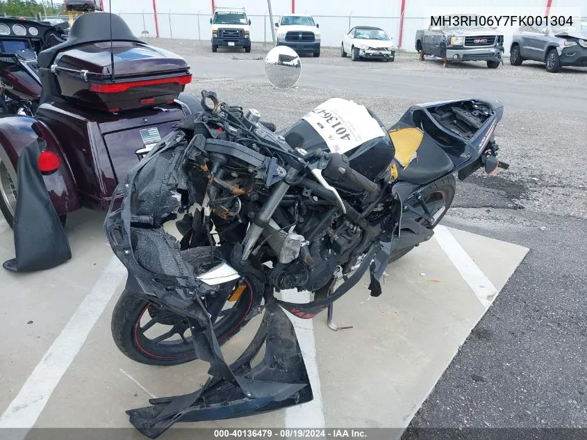 2015 Yamaha Yzfr3 VIN: MH3RH06Y7FK001304 Lot: 40136479