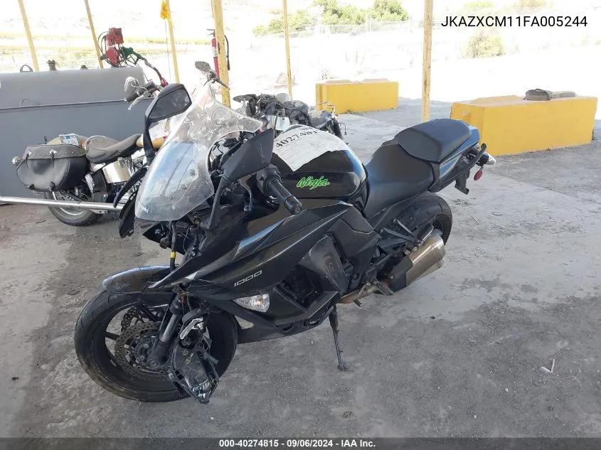 JKAZXCM11FA005244 2015 Kawasaki Zx1000 M