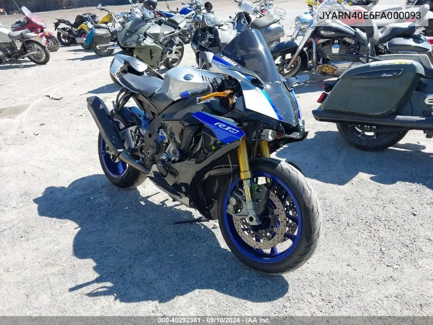 2015 Yamaha Yzfr1M VIN: JYARN40E6FA000093 Lot: 40292381