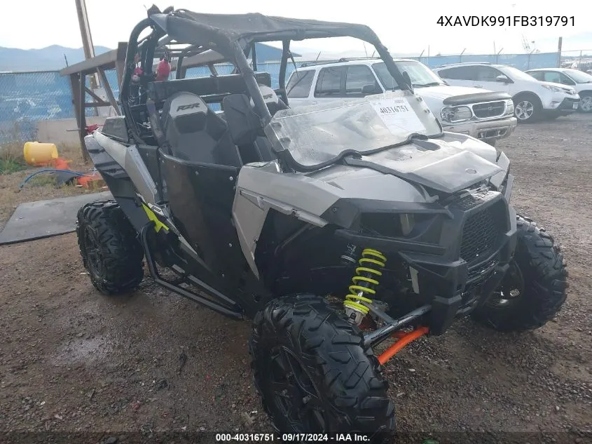 4XAVDK991FB319791 2015 Polaris Rzr Xp 1000 Eps