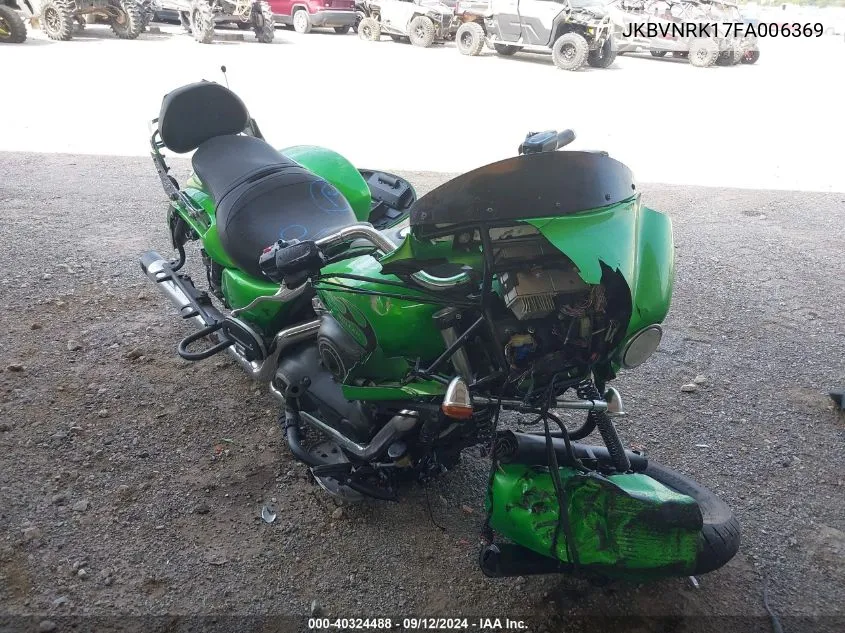 2015 Kawasaki Vn1700 K VIN: JKBVNRK17FA006369 Lot: 40324488