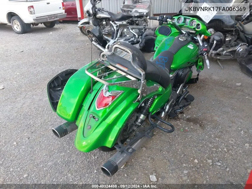 2015 Kawasaki Vn1700 K VIN: JKBVNRK17FA006369 Lot: 40324488