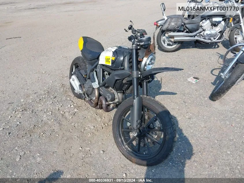 ML015ANMXFT001770 2015 Ducati Scrambler 800