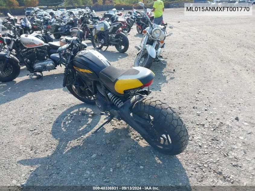 ML015ANMXFT001770 2015 Ducati Scrambler 800