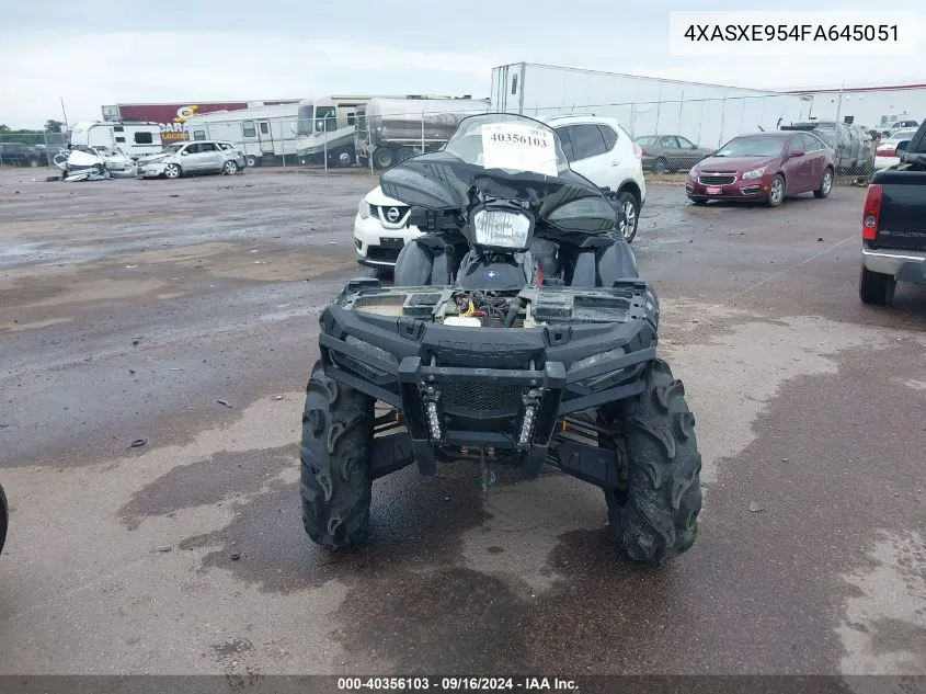 2015 Polaris Sportsman Xp 1000 VIN: 4XASXE954FA645051 Lot: 40356103