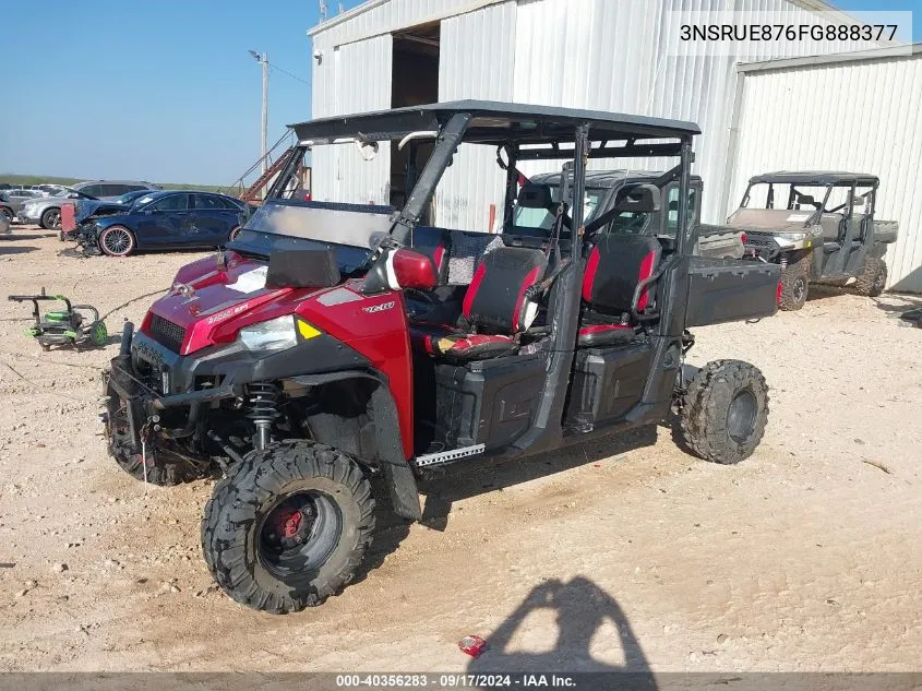 2015 Polaris Ranger Crew 900 Eps VIN: 3NSRUE876FG888377 Lot: 40356283